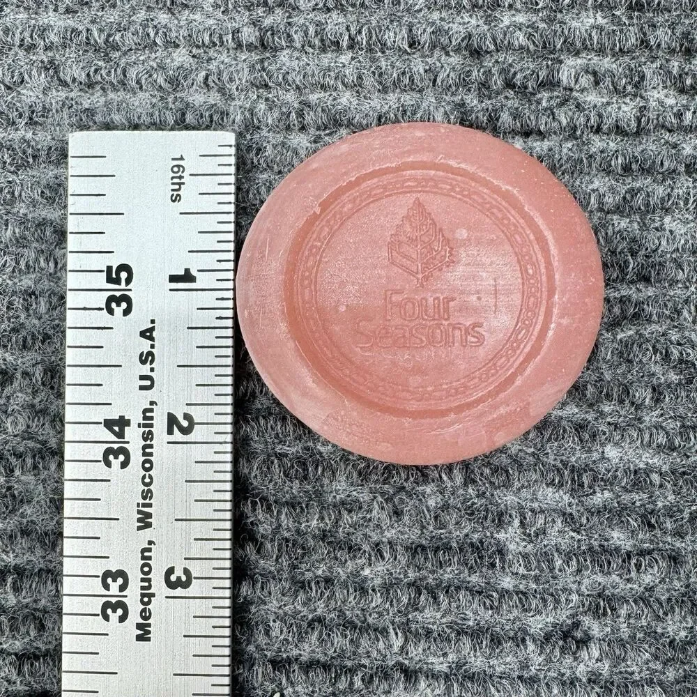 Vintage Four Seasons Hotel Bar Soap Glycerine Circular Soap With Box Movie Prop
